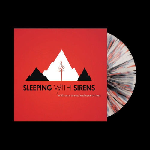 Sleeping With Sirens 'With Ears to See and Eyes to Hear' LP Bone Red Black Splatter Vinyl