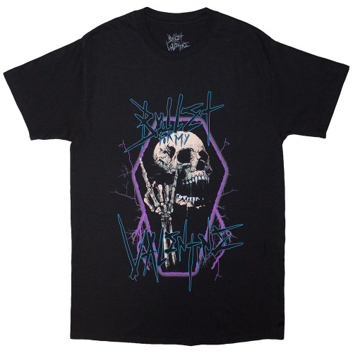 Bullet For My Valentine 'Thrash Skull'  (Black) T-Shirt