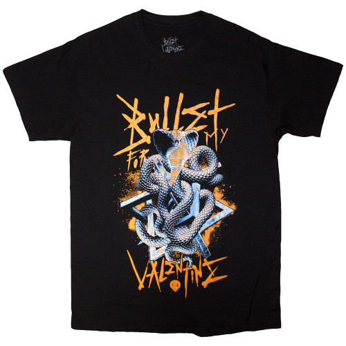 Bullet For My Valentine 'Wrapped Cobra' (Black) T-Shirt