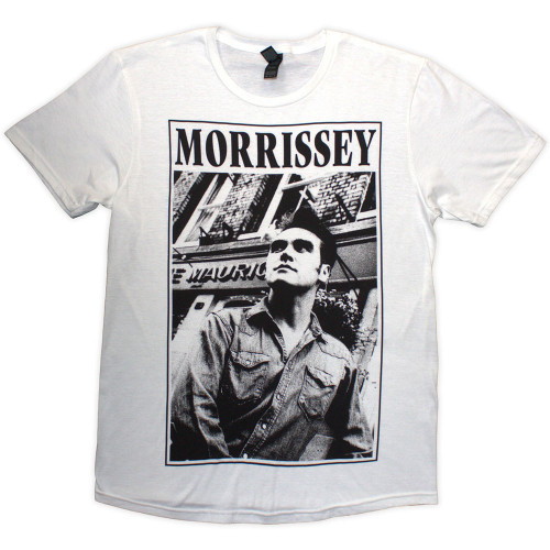 Morrissey 'Maurice B&W' (White T-Shirt
