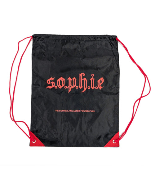 SLF 'S.O.P.H.I.E. Logo (Red)' Draw String Bag