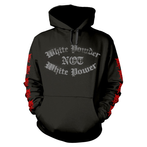 Nachtmystium 'White Powder' (Black) Pull Over Hoodie Front