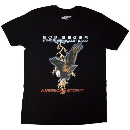 Bob Seger & The Silver Bullet Band 'Horses' (Blue) T-Shirt