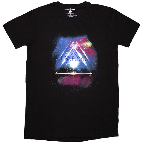 Pink Floyd 'Space Prism' (Black) Womens T-Shirt Dress