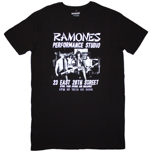 Ramones 'East Village' (Black) Womens T-Shirt Dress