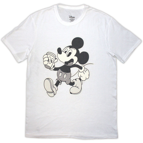 Disney Mickey Mouse 'Mickey & Coffee' (White) T-Shirt