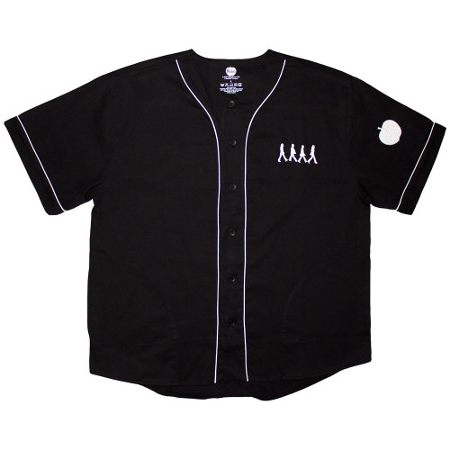The Beatles 'Apple Logo/Walking' (Black) Casual Eco Shirt