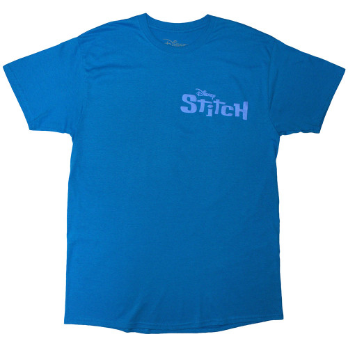 Disney Lilo & Stitch 'Stitch Logo' (Blue) T-Shirt