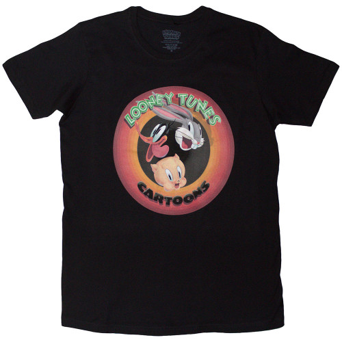 Looney Tunes 'Cartoons' (Black) T-Shirt