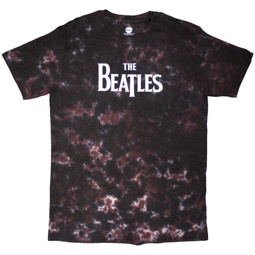 The Beatles 'Drop T Logo' (Dye Wash) T-Shirt
