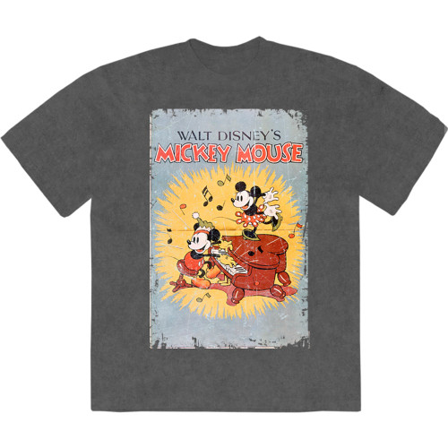 Disney Mickey Mouse 'Mickey Piano' (Stone Wash) Limited Edition T-Shirt