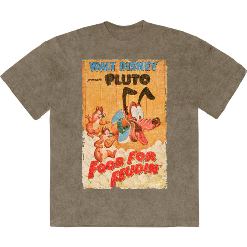 Disney Pluto 'Food For Feudin' (Stone Wash) Limited Edition T-Shirt