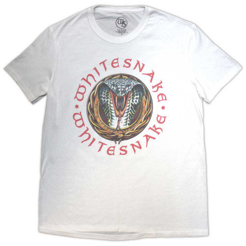 Whitesnake 'Donnington Snake' (White) T-Shirt
