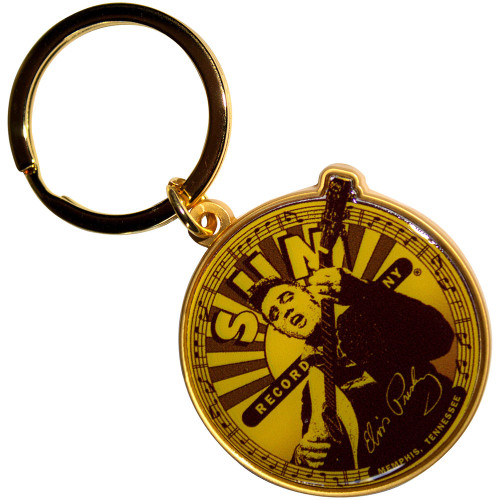 Sun Records 'Elvis Label' Keyring