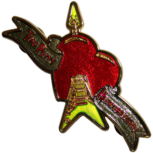 Tom Petty & The Heartbreakers 'Flying Heart' Pin Badge