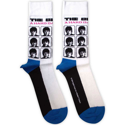 The Beatles 'A Hard Day's Night Album' (Multicoloured) Womens Socks (One Size = UK 4-7)