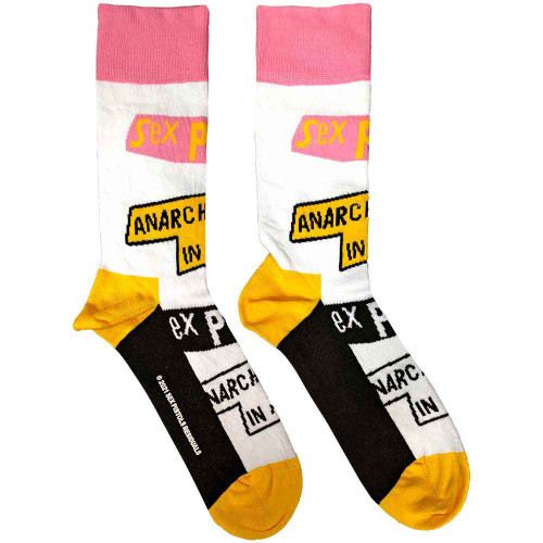 Sex Pistols 'Anarchy In The UK' (Multicoloured) Womens Socks (One Size = UK 4-7)