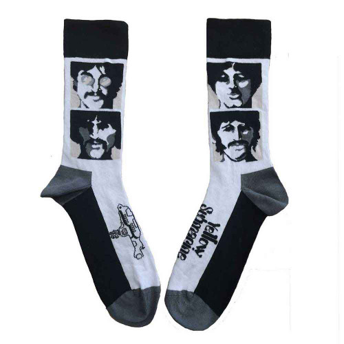 The Beatles 'Sea Of Science Faces Mono' (Multicoloured) Womens Socks (One Size = UK 4-7)