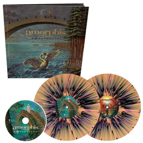 Amorphis 'Borderland' 2LP 'Dancing Shadow' Splatter Vinyl + CD