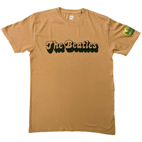 The Beatles '70s Logo' (Sand) Eco T-Shirt