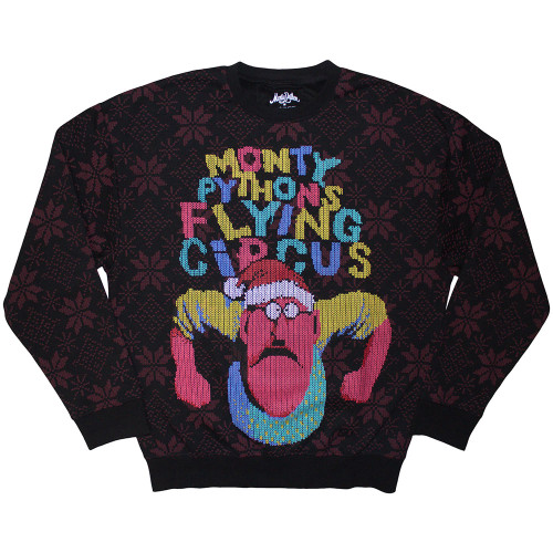 Monty Python 'Flying Circus Grumpy Man' (Black) Eco Sweatshirt