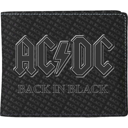 AC/DC 'Back In Black' Rocksax Wallet