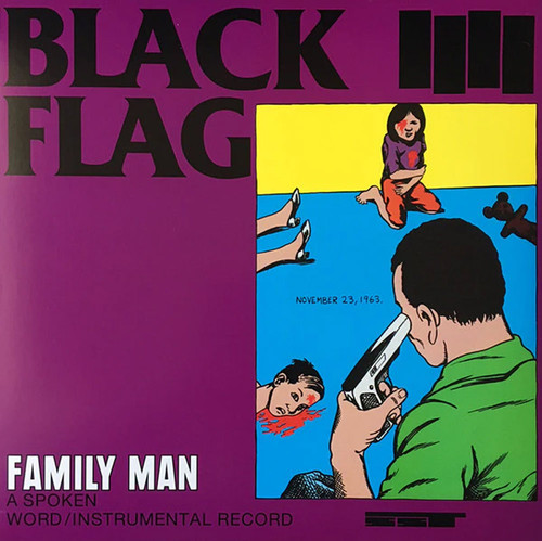 Black Flag 'Family Man' LP Black Vinyl