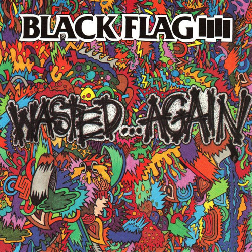 Black Flag 'Wasted...Again' LP Black Vinyl Front