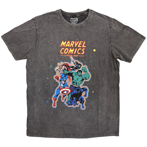 Marvel Avengers 'Avengers' (Stone Wash) Limited Edition T-Shirt
