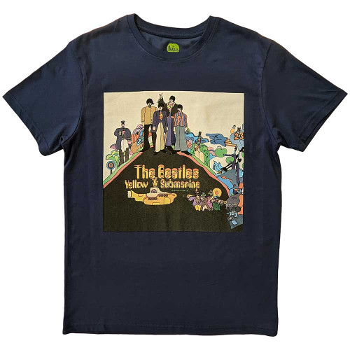 The Beatles 'Yellow Submarine Album Cover' (Blue) T-Shirt