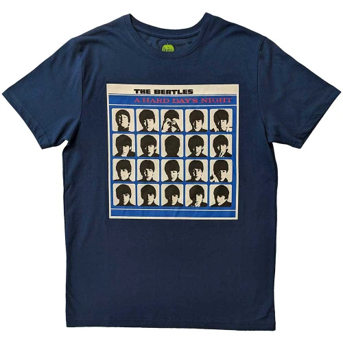The Beatles 'A Hard Day's Night Album Cover' (Blue) T-Shirt