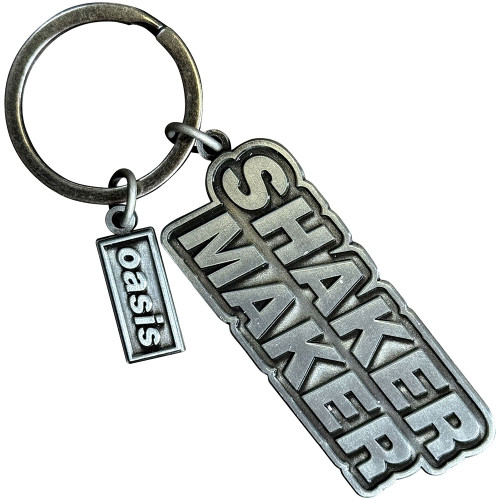 Oasis 'Shakermaker Decca Logo Charm' Die Cast Keyring