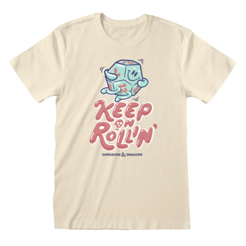 Dungeons & Dragons 'Keep On Rollin'' (Natural) T-Shirt