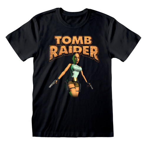 Tomb Raider 'Classic Lara Croft' (Black) T-Shirt