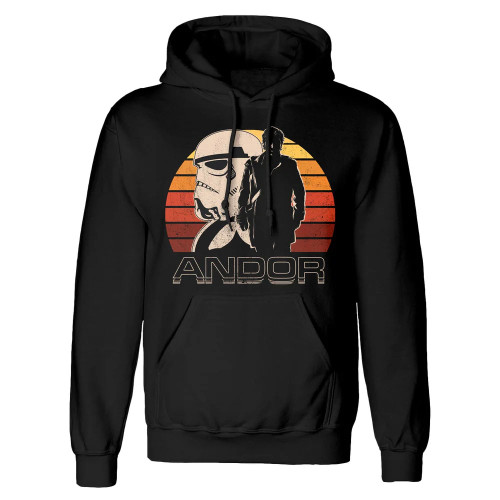 Star Wars - Andor 'Sunset' (Black) Pull Over Hoodie