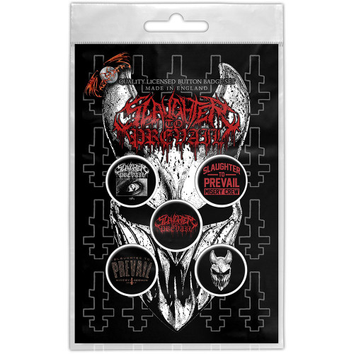 Slaughter To Prevail 'Logo' Button Badge Pack