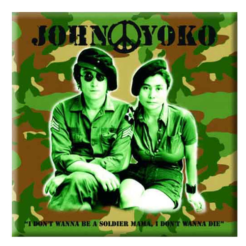 The Beatles 'John Lennon - Soldier' Fridge Magnet