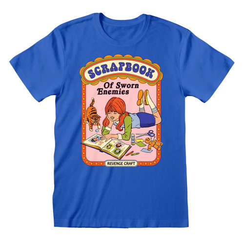 Steven Rhodes 'Scrapbook' (Blue) T-Shirt