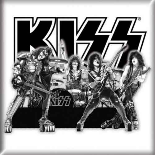 KISS 'Graphite Band' Fridge Magnet