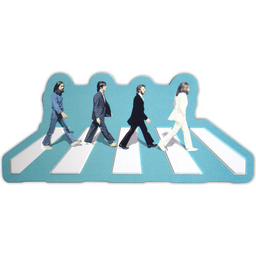 The Beatles 'Abbey Road Crossing Embossed' Fridge Magnet