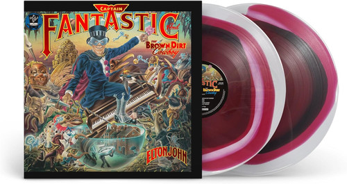 Elton John 'Captain Fantastic and the Brown Dirt Cowboy' (50th Anniversary Edition) 2LP Tri-Colour Vinyl