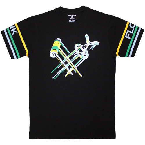 Pink Floyd 'Cycle Parts' (Black) Eco T-Shirt