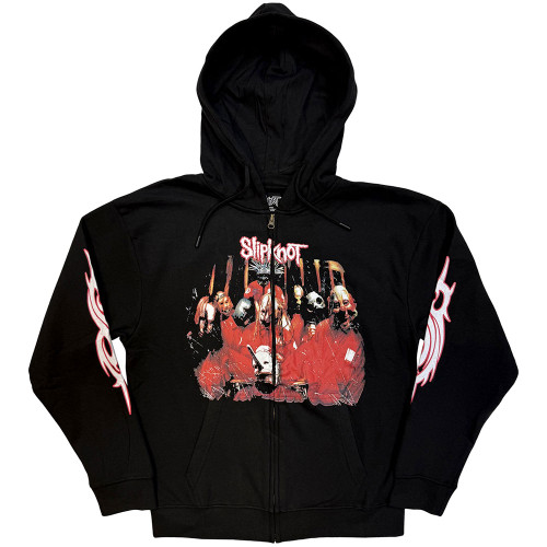 Slipknot '9 Point Star' (Black) Zip Up Hoodie