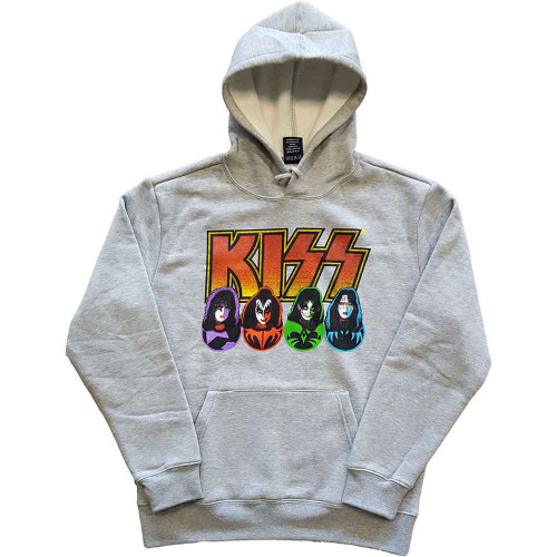 KISS 'Americana' (Light Blue) Pull Over Hoodie | Eyesore Merch