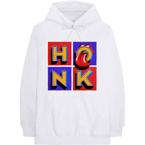 The Rolling Stones 'Honk Album' (White) Pull Over Hoodie