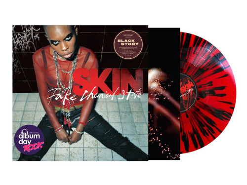 Skin 'Fake Chemical State' (National Album Day) LP Red Black Splatter Vinyl