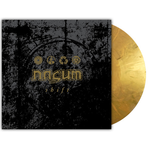 Nasum 'Shift' LP Custom Gold Marble Vinyl