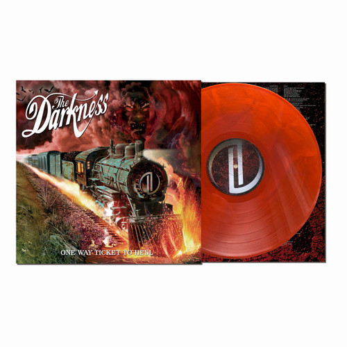 The Darkness 'One Way Ticket to Hell...and Back' (20th Anniversary Deluxe Edition) LP Orange Yellow Hellfire Vinyl