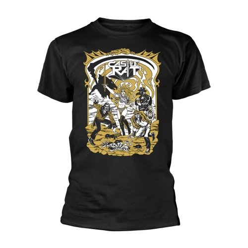 Castle Rat 'Dragon Portal' (Black) T-Shirt