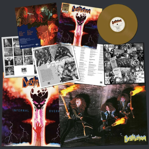 Destruction 'Infernal Overkill' LP Gold Vinyl